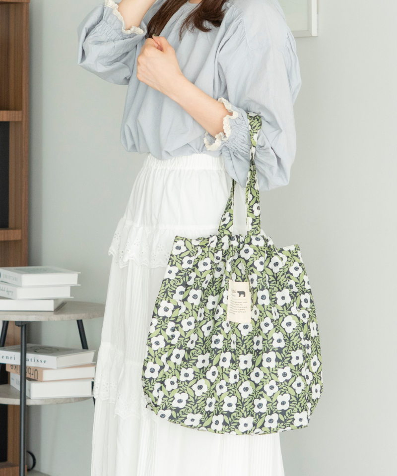 メール便対象商品】【リンネル掲載】巾着トートバッグ｜キッピス