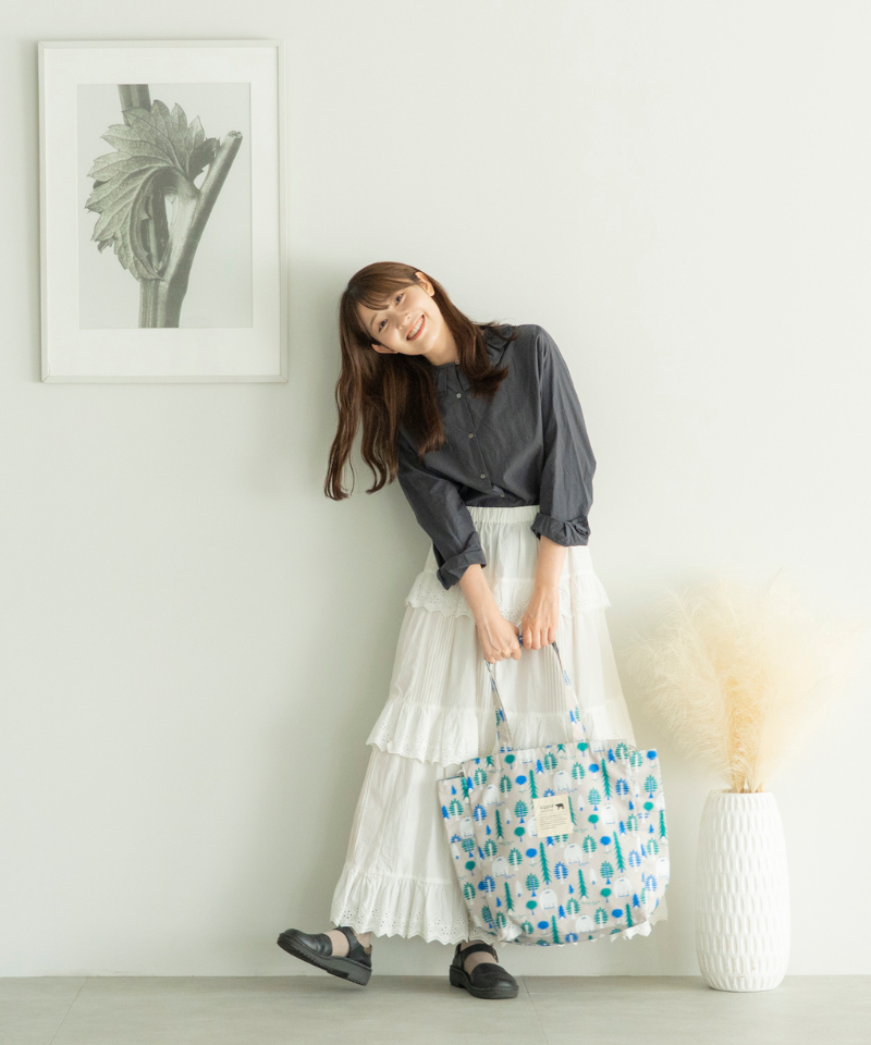 メール便対象商品】【リンネル掲載】巾着トートバッグ｜キッピス