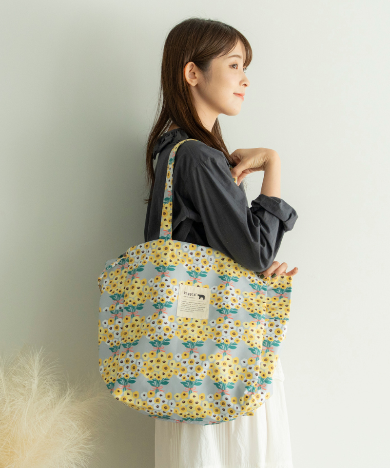 メール便対象商品】【リンネル掲載】巾着トートバッグ｜キッピス