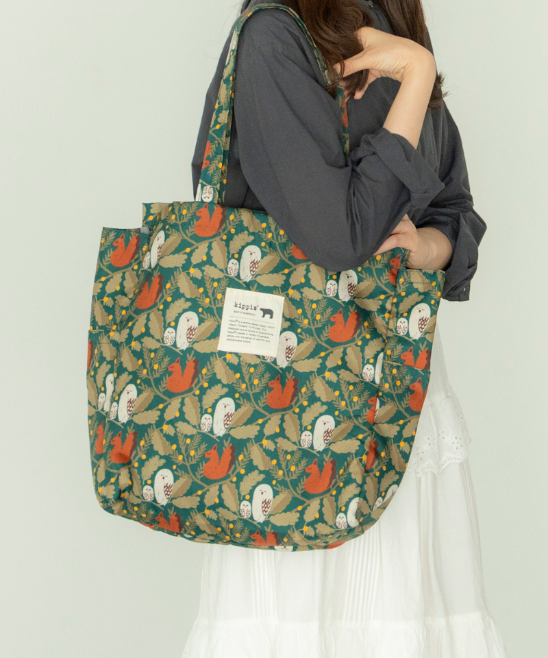 メール便対象商品】【リンネル掲載】巾着トートバッグ｜キッピス