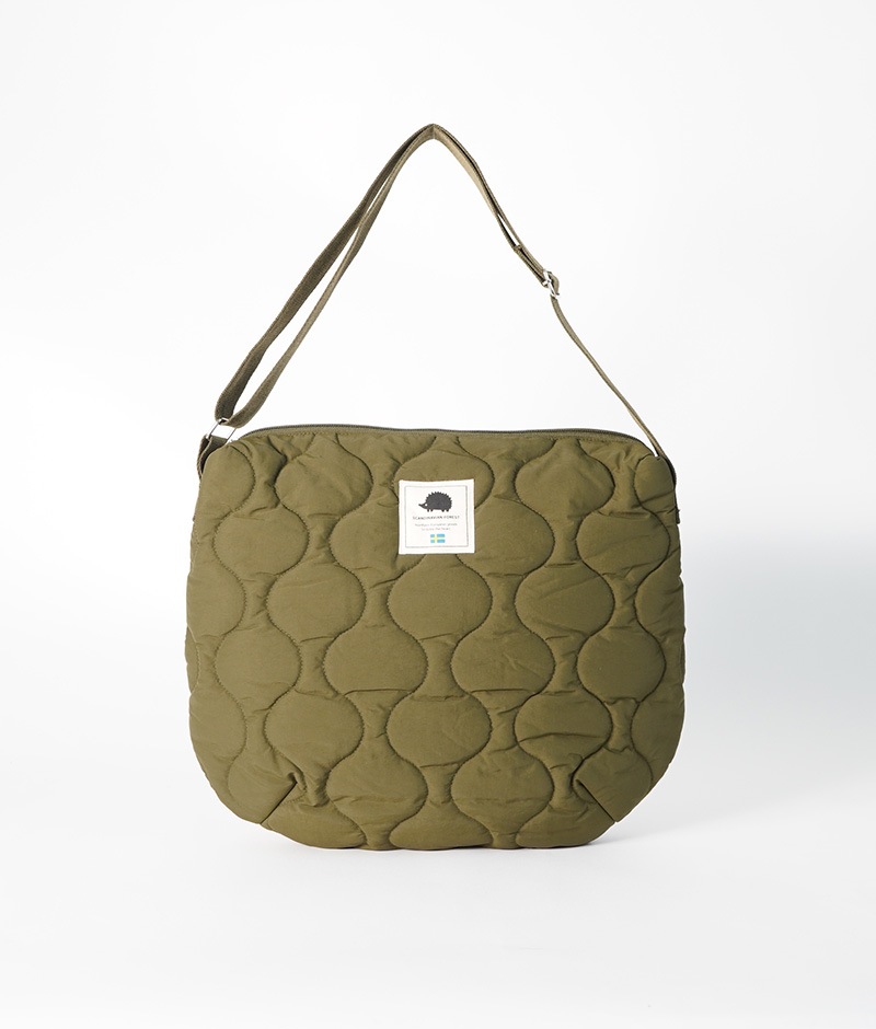 accent shoulder bag／カーキbr/ひょうたんキルト／カーキ