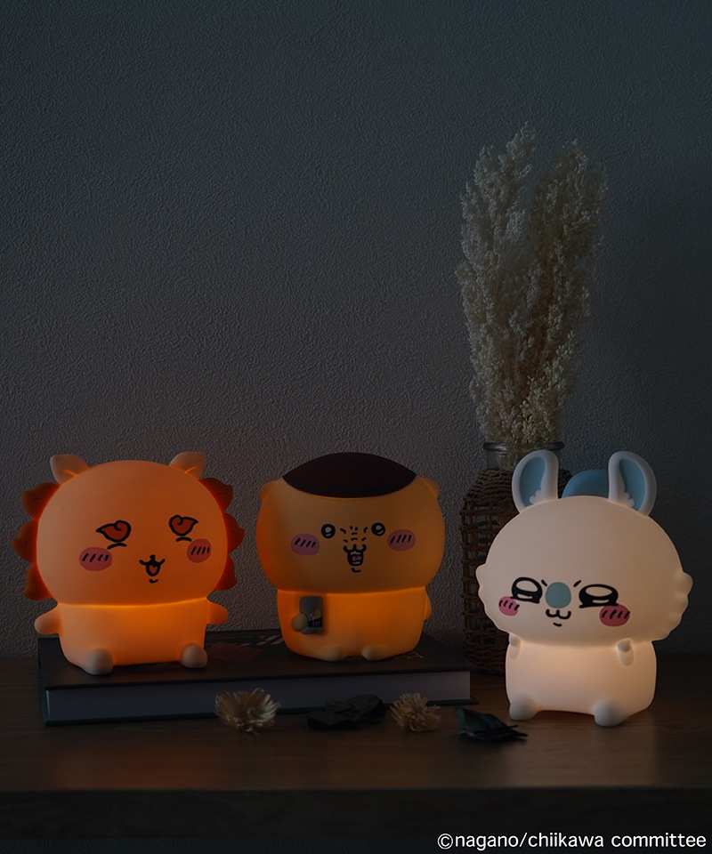 ちいかわ　ルームライト　5点セット ちいかわ ルームライト シリコン かわいい USB充電 LED ライト