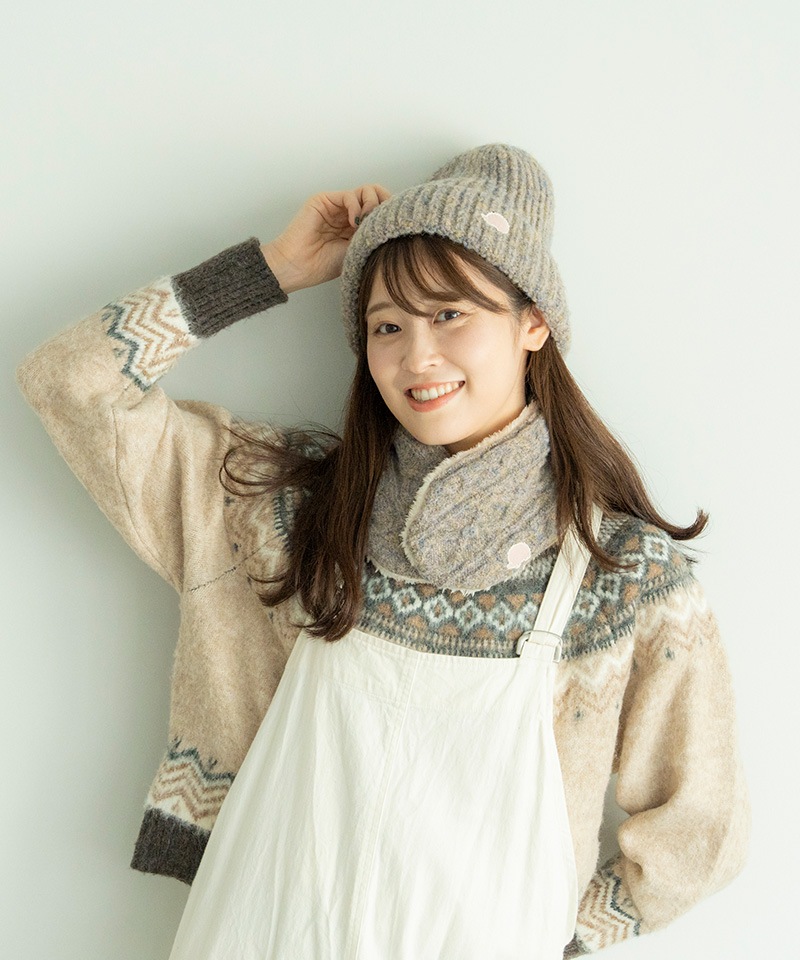 メール便対象商品】ミックスニットネックウォーマー｜スカンジナビアン