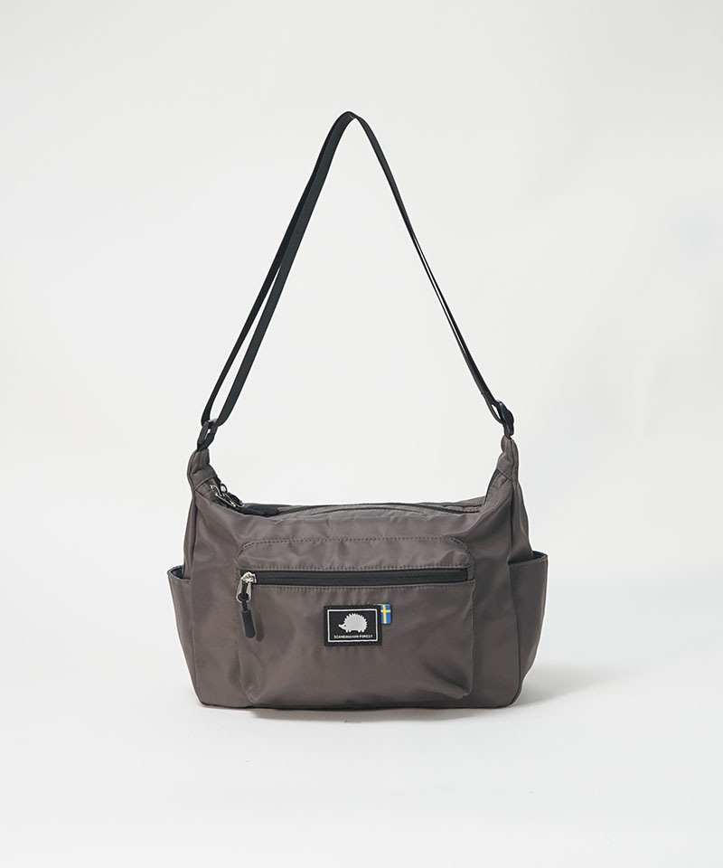 ラウンド2ファスナーショルダーバッグ＜撥水加工＞｜スカンジナビアン