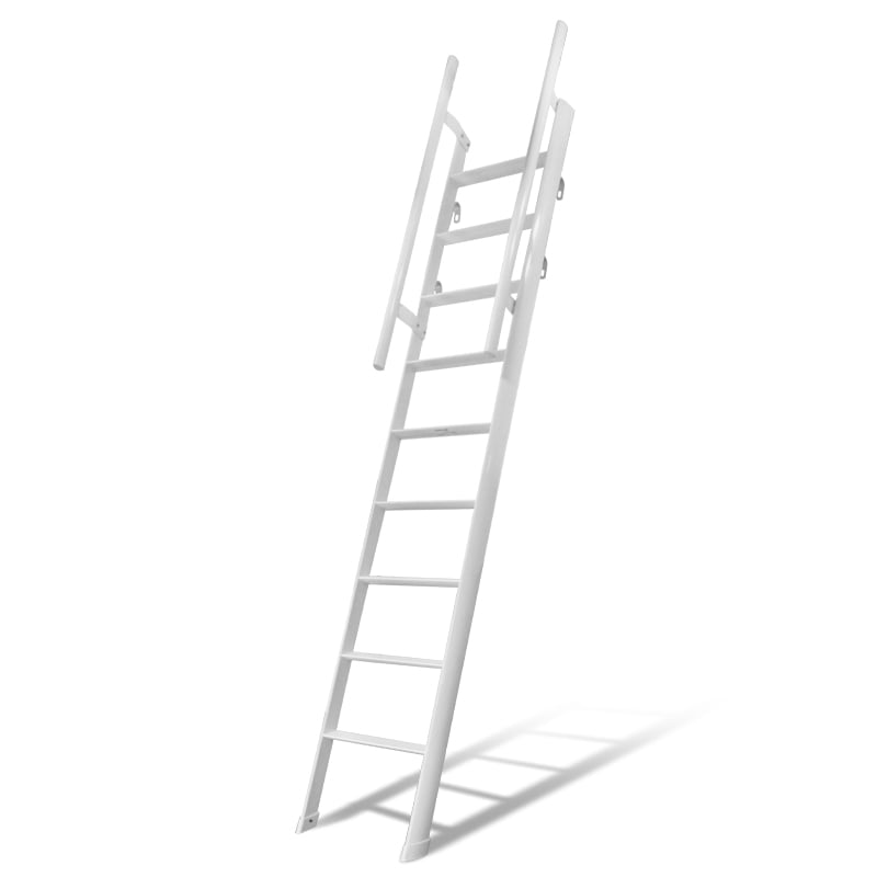 垂直収納できる アルミ製ロフトはしご【ルカーノラダー】｜北欧の森