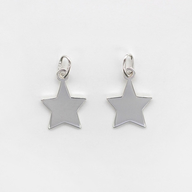 0010425SVT SV925製トップ 星 Cカン付 チャーム13.5×10.0×0.7mm,Cカン外径5.0×3.7mm線径0.7mm 1ヶ