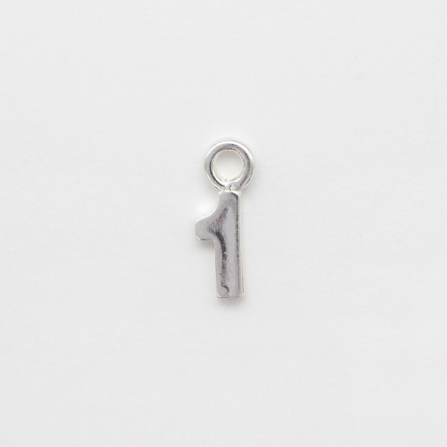 00106541SVC SV925製チャーム 数字1 8.5×3.0×0.8mm 1ヶ