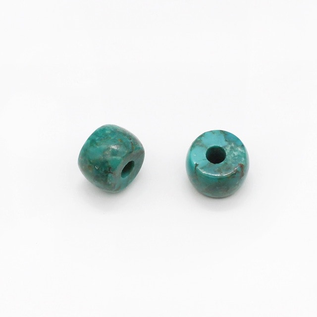 750TP1 ターコイズビーズ ドラム 7×5mm穴径2.0mm 1ヶ