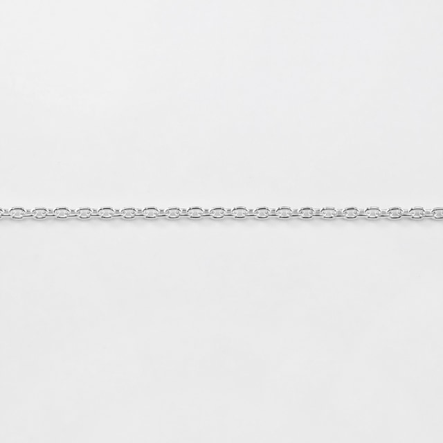 CL03010CM SV925製あずきチェーン 線径0.30mm太さ1.1mm長尺切売 10cm