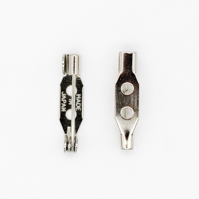 901F0052BRP 真鍮製パーツ コサージュピン ニッケル 20.0×5.0×5.3mm 10ヶ