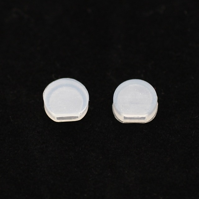 9680022MME シリコン製イヤリング金具用カバー 7.5×8.0×3.0mm 1ペア