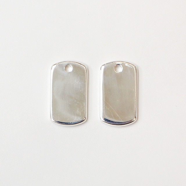 NNP0001SVP SV925製パーツ プレート 7.0×3.0×0.3mm 5ヶ - 卸シルバー