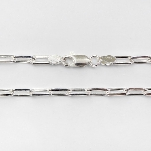 ありゃあすページ FOCLCL1004C SV925製4面カット長あずきチェーン 線径1.00mm太さ3.5mm