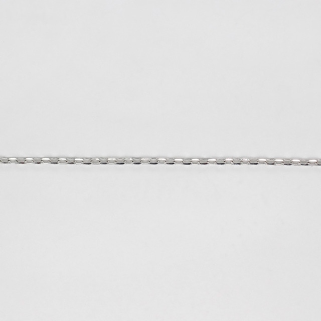 CL0304C10M SV925製4面カットあずきチェーン 線径0.30mm太さ1.0mm長尺10m 1巻