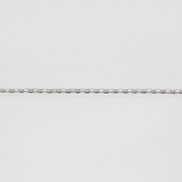 CL0304C10CM SV925製4面カットあずきチェーン 線径0.30mm太さ1.0mm長尺切売 10cm
