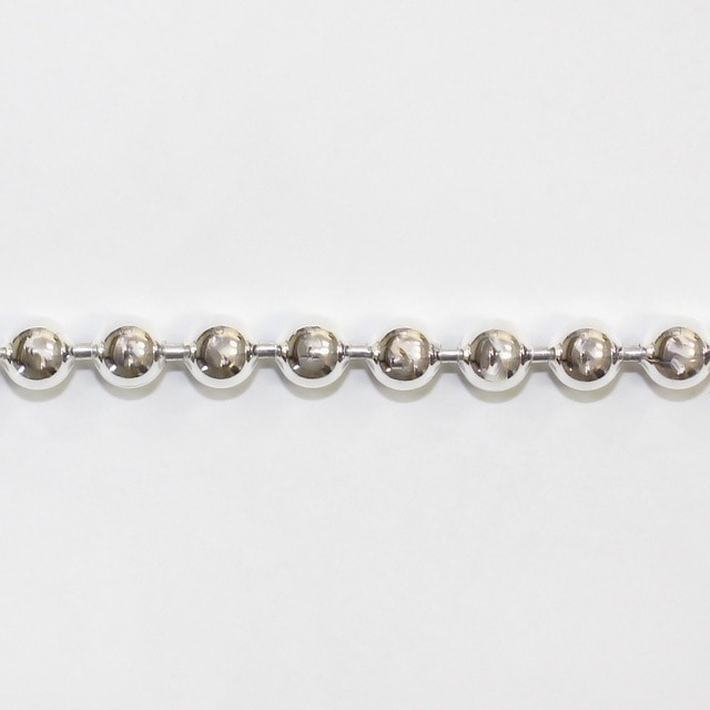 BC45010CM SV925製ボールチェーン 太さ4.5mm長尺切売 10cm - 卸