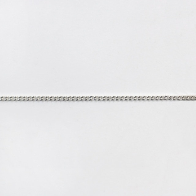 CD02510CM SV925製2面カット喜平チェーン 線径0.25mm太さ0.8mm長尺切売 10cm