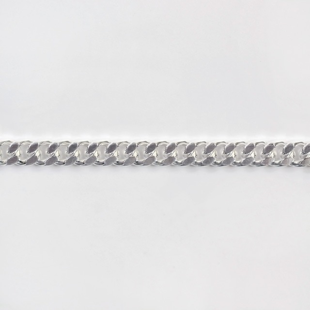 CD12510CM SV925製4面カット喜平チェーン 線径1.25mm太さ3.7mm長尺切売 10cm