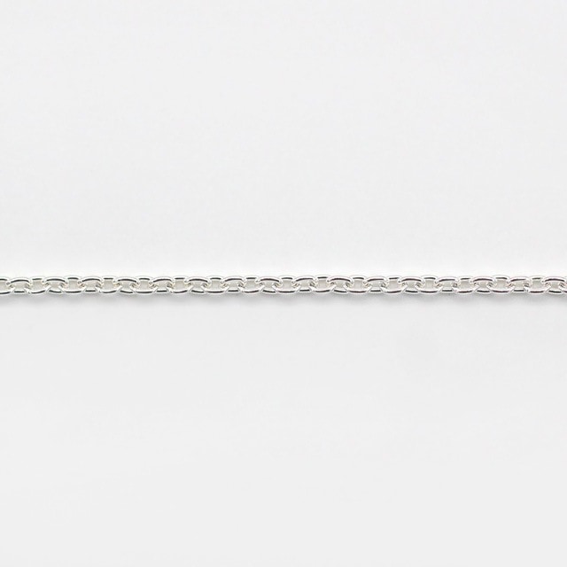 CL04010CM SV925製あずきチェーン 線径0.40mm太さ1.5mm長尺切売