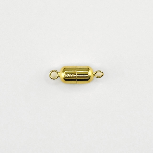 53F0011SVP SV925製マグネットクラスプ ゴールド 4.5×13.5mm 1ヶ - 卸