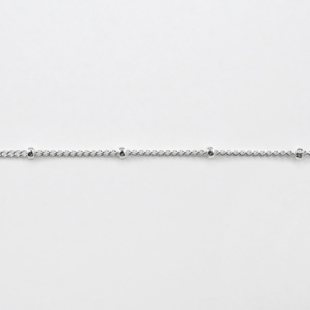 0020338SVN SV925製ビーズチェーン 幅1.7mm長尺切売 約10cm