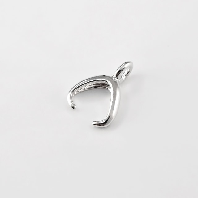 0010926SVP SV925製三角カン カン付 9.5×7.0×3.3mm 2ヶ - 卸シルバー