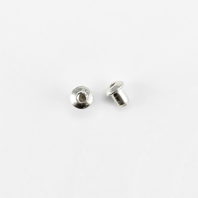 2210711SVE SV925製ピアスキャッチ シリコン入り  3.5×3.3mm穴径0.8mm 1ペア