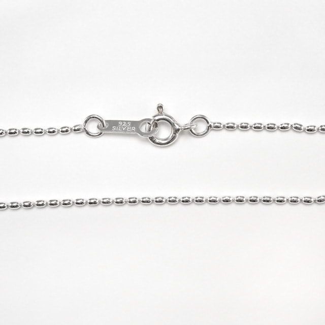 （専用）最上級1点物！silver925チェーンに付き♪ 001BC120 SV925製ボールチェーン 太さ1.2mm - 卸シルバーチェーン