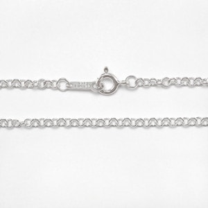 001FR125 SV925製フォックステイルラウンドチェーン 太さ1.25mm - 卸