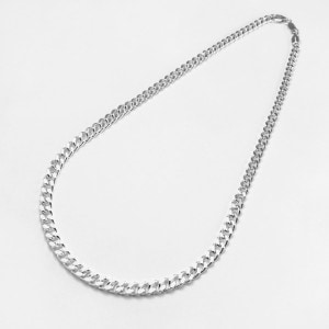 002CDGRA0150 SV925製2面カットフィガロチェーン グラデーション 太さ1.2mm(線径0.40mm)〜太さ2.8mm(線径0.80mm)50cm 1本