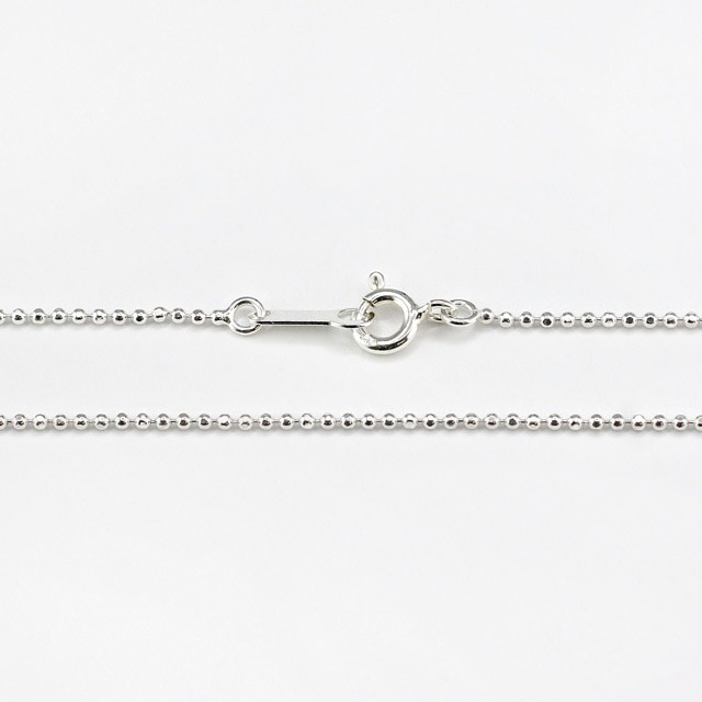 001BC1206C SV925製カットボールチェーン 太さ1.2mm