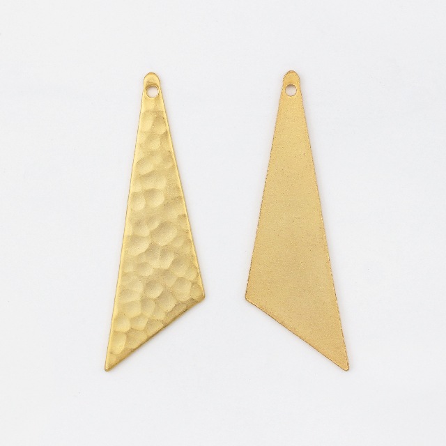 トライアングル 真鍮製 自作 10mm×15cm トライアングル 真鍮製 自作 10mm×15cm