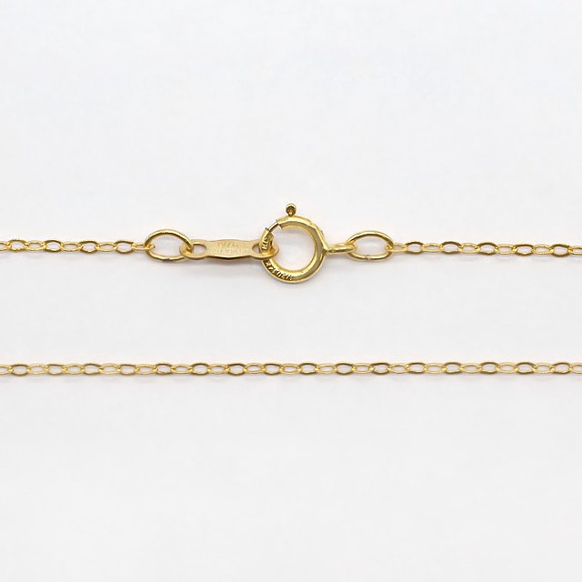 0800003GFN 14KGF製平あずきチェーン 引き輪ダルマカン付 線径