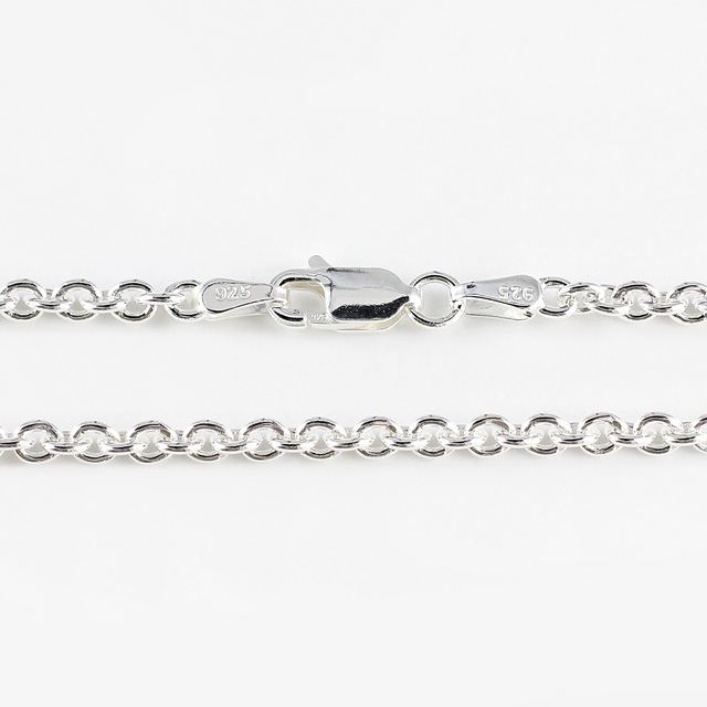 あらき FOCCLR080 SV925製真円あずきチェーン 線径0.80mm太さ3.0mm - 卸