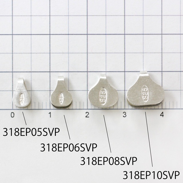 318EP10SVP SV925製サンドイッチ 9.5×3.5×10.0mm 2ヶ - 卸シルバー