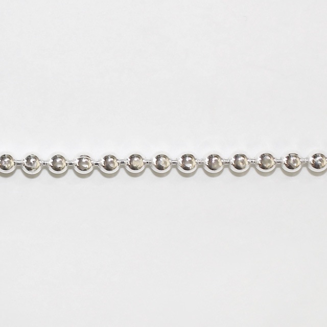 001BC250 SV925製ボールチェーン 太さ2.5mm - 卸シルバーチェーン