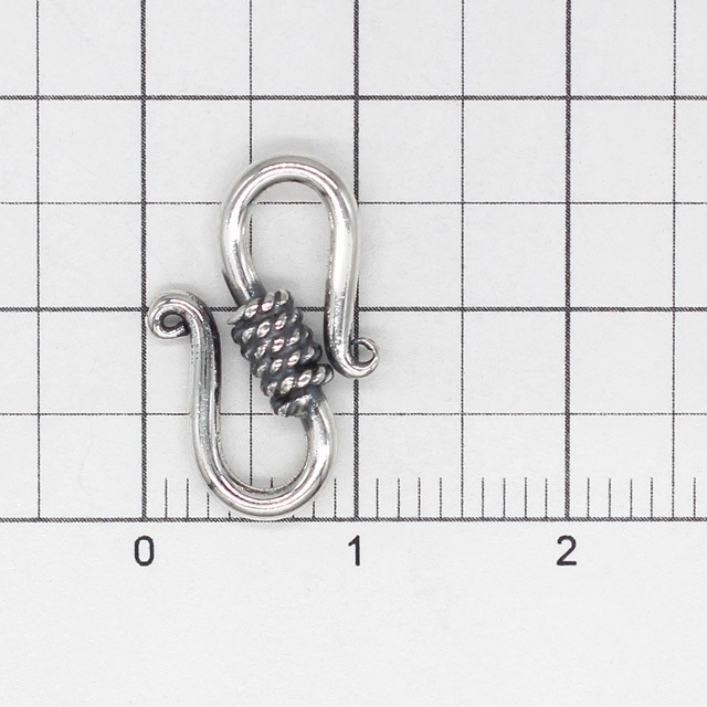 758HMCL55SVP SV925製フック 約15.0×11.0×3.0mm 1ヶ - 卸シルバー