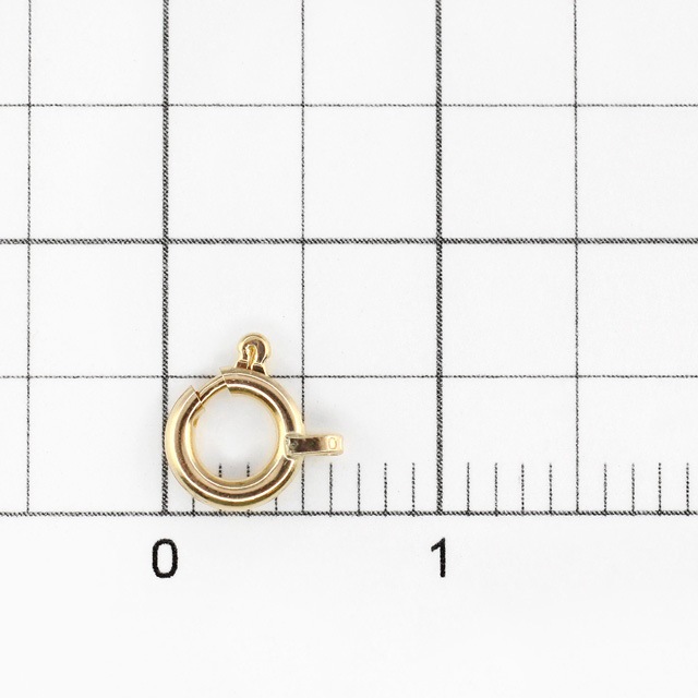 NNPK10SR50Y K10製引き輪 YG 5.0mm,6.5×6.5×1.6mm 1ヶ - 卸