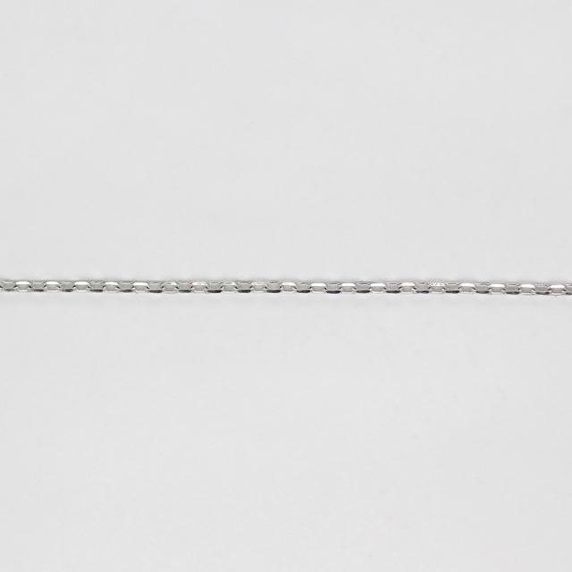 CL0304C10CM SV925製4面カットあずきチェーン 線径0.30mm太さ1.0mm長尺切売 10cm