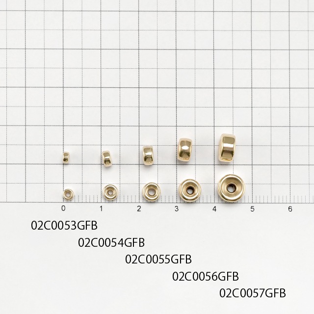 02C0055GFB 14KGF���ӡ��� �饦��ǥ� ľ��5.3mm��2.8mm���1.4mm 2��