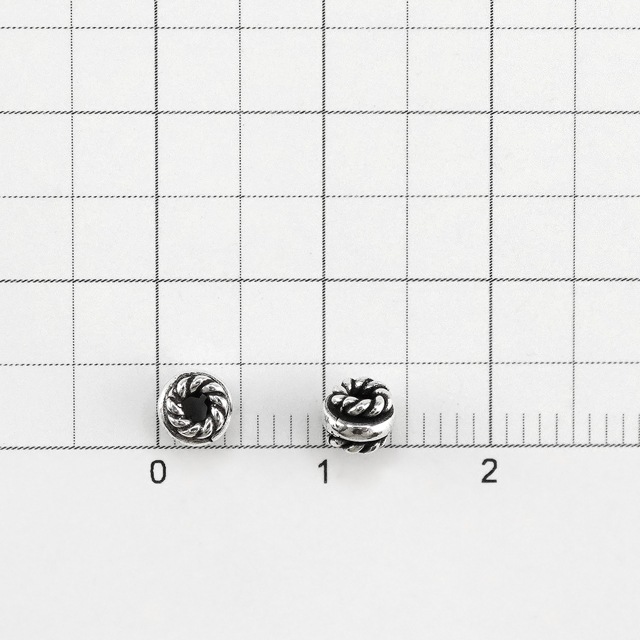 758HM1845MM SV925製ビーズ 4.5×3.5mm穴径1.2mm 5ヶ