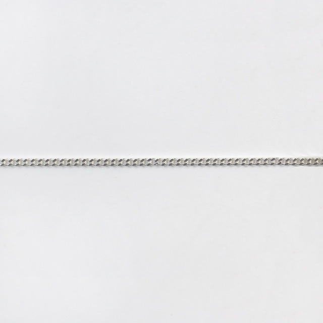CD02510M SV925製2面カット喜平チェーン 線径0.25mm太さ0.8mm長尺10m 1