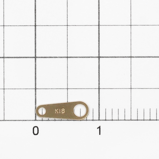 NNPK18PSY K18製ダルマカン YG 8.5×3.0×0.3mm 1ヶ - 卸シルバー