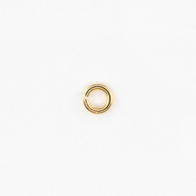 ★セール品 K18YG マルカン バチカン ロック付き 円形 丸 開口 パーツ 1個売り】 バチカン 18金 イエローゴールド 甲丸バチカン 口開き