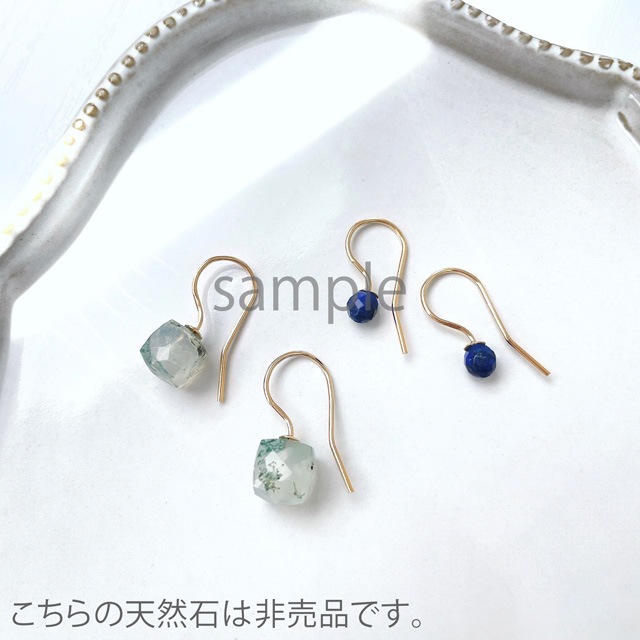 【専用です】14kgf♦︎ブレスレット＊ピアス 02C0123GFE 14KGF製ピアスフック ツキサシ皿付 20.0×9.0mm,皿直径3.0mm
