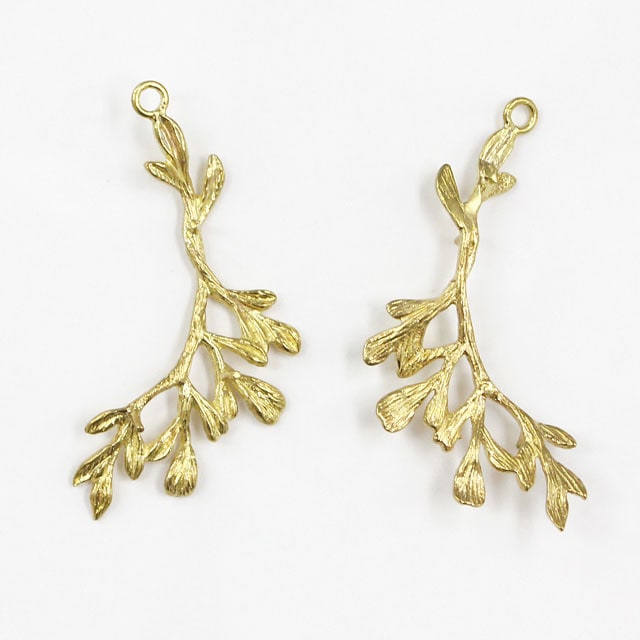 GSTV 純プラチナ リーフデザイン チャーム GSTV 純プラチナ リーフ