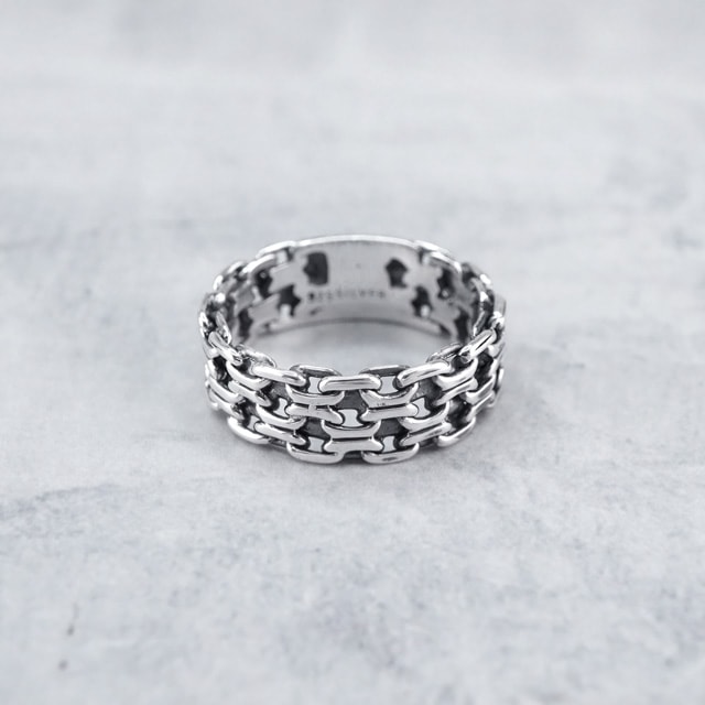 0020230SVR11 SV925製リング 幅6.5mm,11号 1ヶ - 卸シルバーチェーン