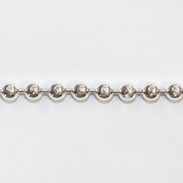 美品 LEATHERS AND TREASURES シルバー ボール チェーン BC45010CM SV925製ボールチェーン 太さ4.5mm長尺切売 10cm - 卸