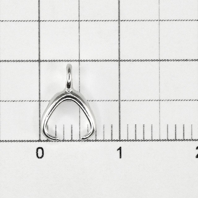 0010926SVP SV925製三角カン カン付 9.5×7.0×3.3mm 2ヶ - 卸シルバー