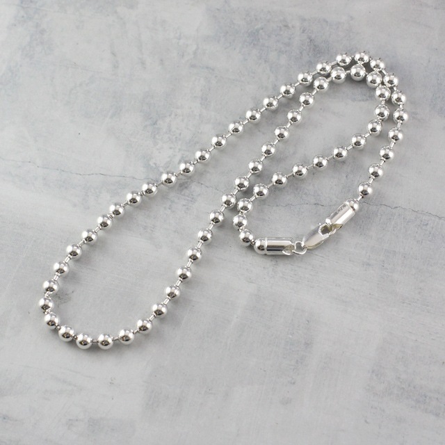 FOCBC500 SV925製ボールチェーン 太さ5.0mm - 卸シルバーチェーン